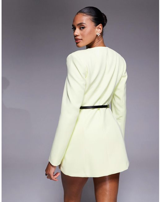 River Island Natural Structured Oversized Blazer