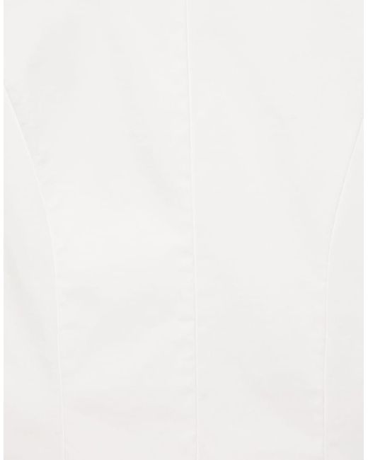 Pull&Bear Peplumtop in het Natural
