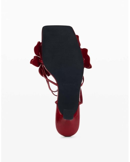 Desigual White Floral Appliqué Sandal