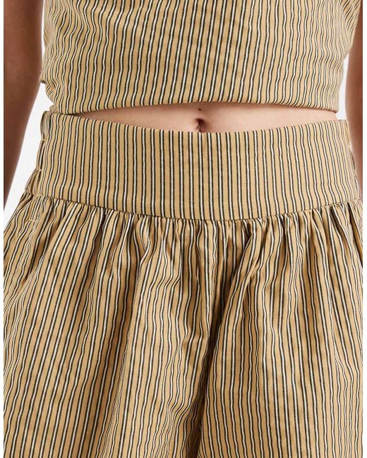 ASOS Natural Pull On Shorts