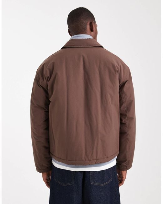 ASOS Brown Bomber Jacket for men