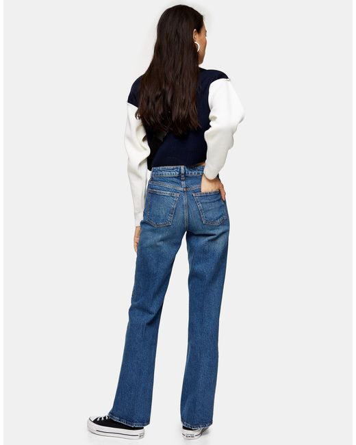 Topshop relaxed flare jeans Clearance