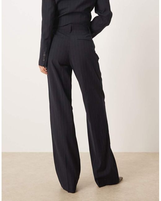 Mango Blue Varsovia Tailored Flared Pants