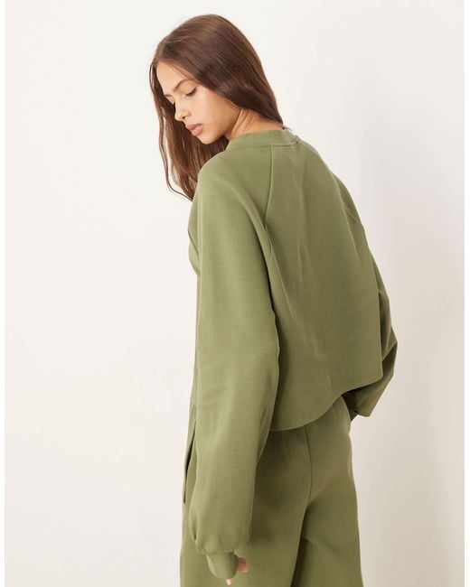 ASOS Green Interlock Cardigan