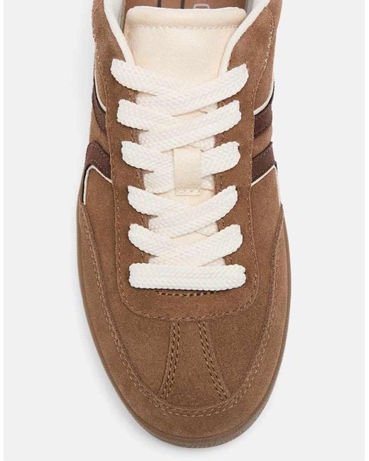 Stradivarius Brown Barefoot Retro Leather Trainers