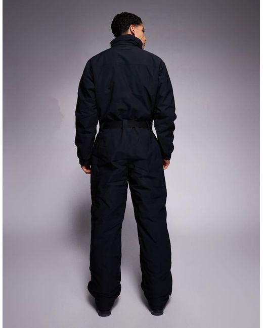 ASOS 4505 Ski & Snow Blue Asos 4505 Ski Water Repellent Straight Fit Belted Ski Suit for men