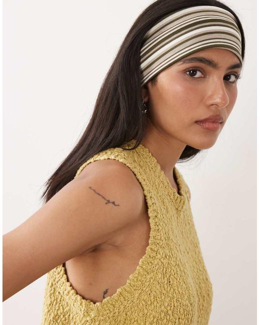 ASOS Green Jersey Headband