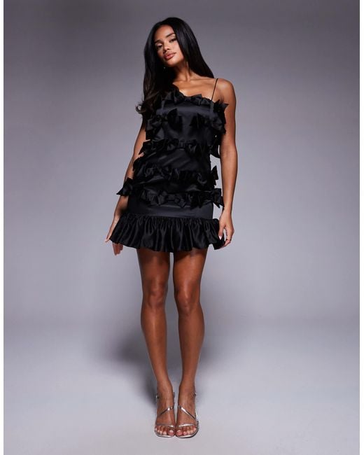 black silk dress asos Midi Dress Asos Black Satin Dress ASOS DESIGN Satin Oversized Midi T-shirt Dress In Black