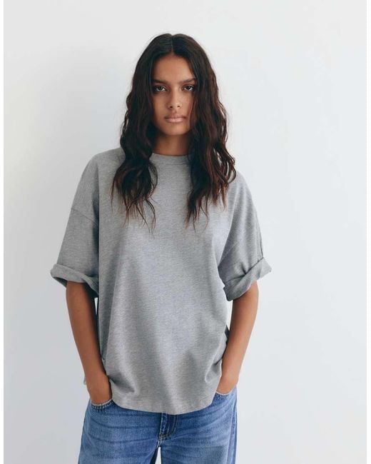 Pull&Bear Blue Pack Of Oversize T-shirts