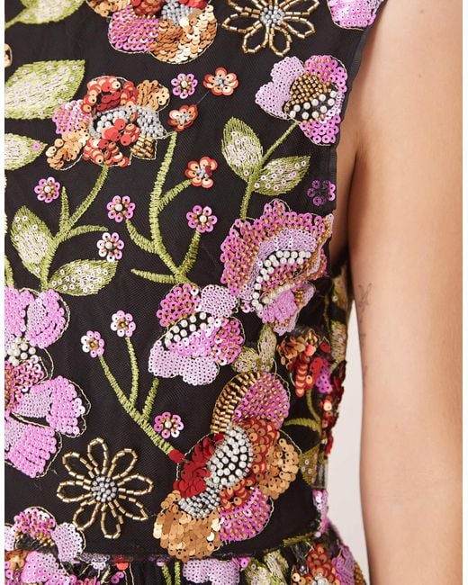 Sister Jane Multicolor Dream Beaded Maxi Dress