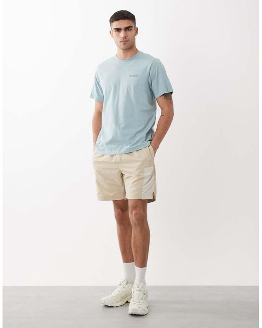 Columbia Blue Csc Basic T-shirt for men
