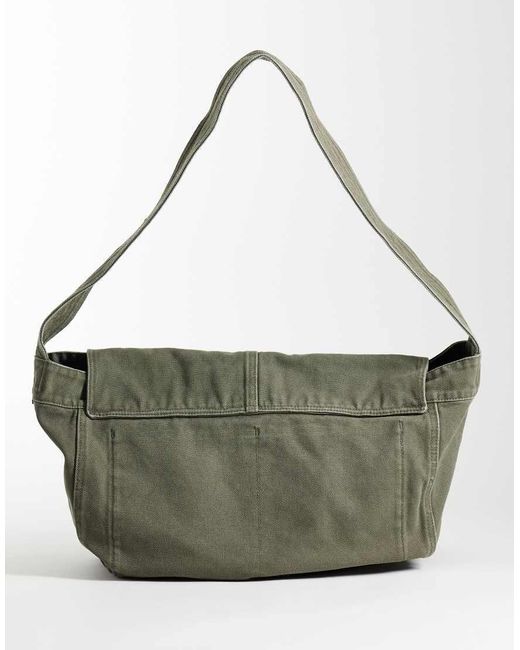 Levi's Green Oliver Mail Bag for men