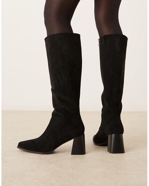 Ishbel - bottes à talon carré Raid en coloris Black