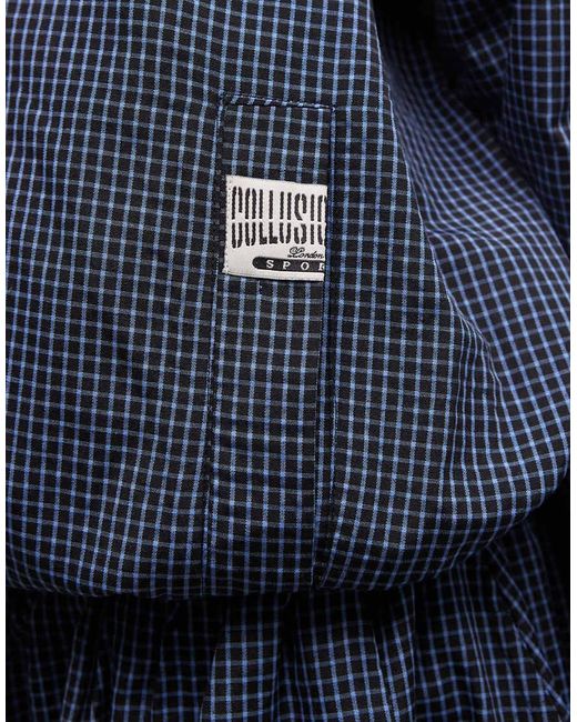 Collusion Blue Xl baggy Nylon Track Jacket