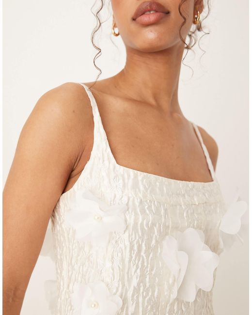 Sister Jane Natural Dream X Asos Blooming Jacquard Mini Dress