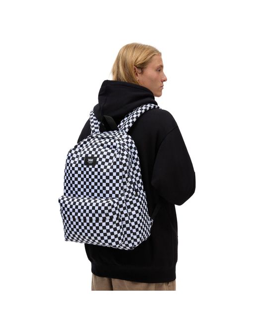 Vans Mn Old Skool H2o Check Backpack in Black for Men Lyst UK