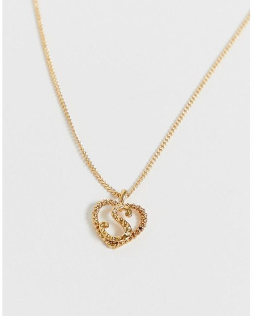 Inspired Gold Plated S Initial Pendant Necklace - Gold Plated Initial Pendant Necklace Inspired Gold Plated S Initial Pendant Necklace - Gold Plated Initial Pendant Necklace