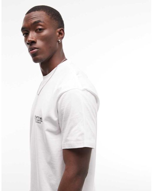 Carhartt Gray Sean Hamilton 03 Back Print T-Shirt for men