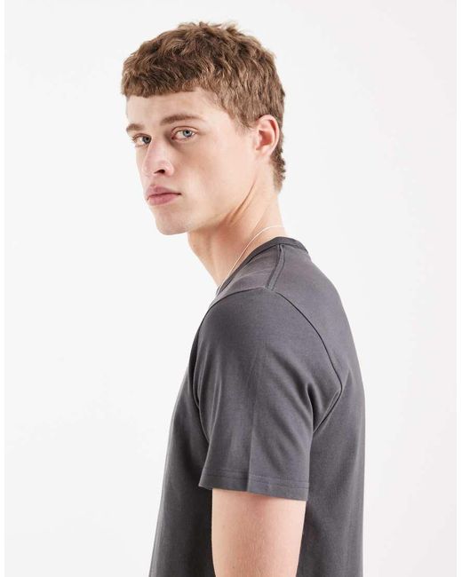 Jack & Jones Gray Slim Fit T-shirt for men