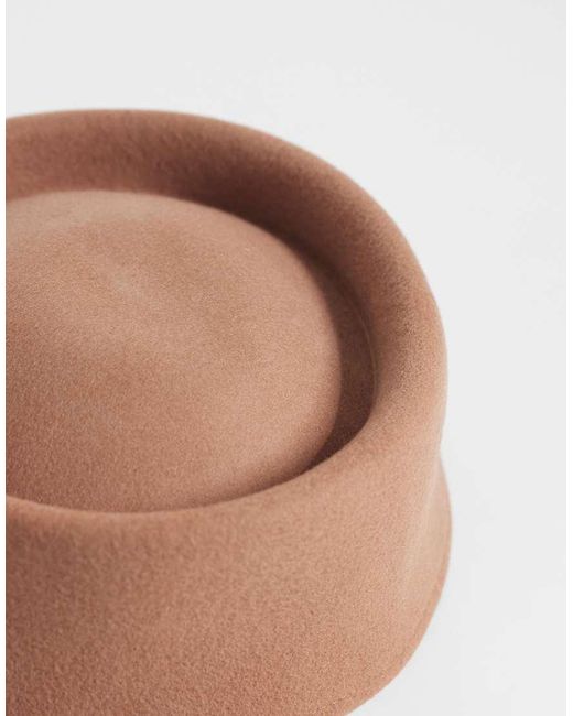 ASOS Natural Pillbox Hat