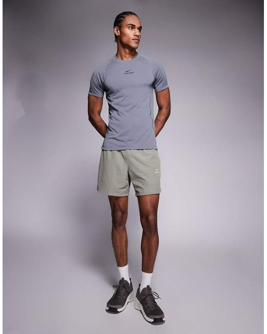 Nike Gray Nike Pro Training Dri-fit 6-inch Shorts for men