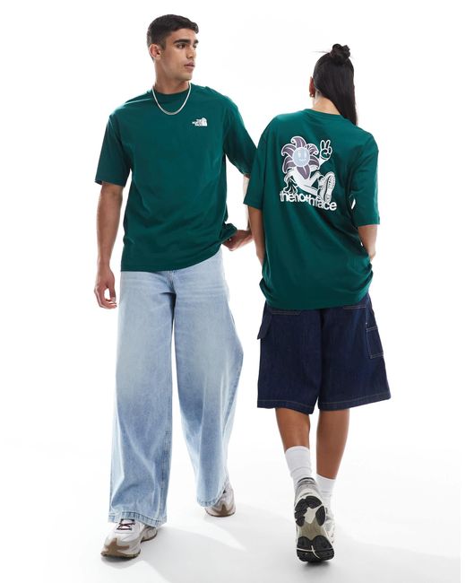 The North Face Green – oversize-t-shirt