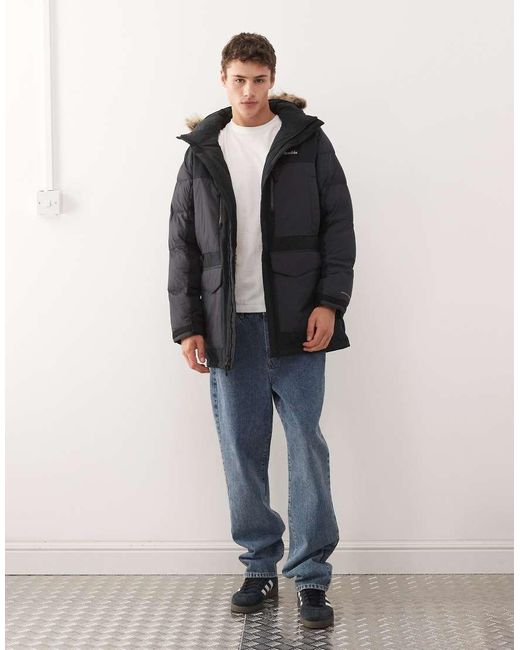Parka Negra Marquam Peak Fusion Ii De Columbia de hombre de color Black