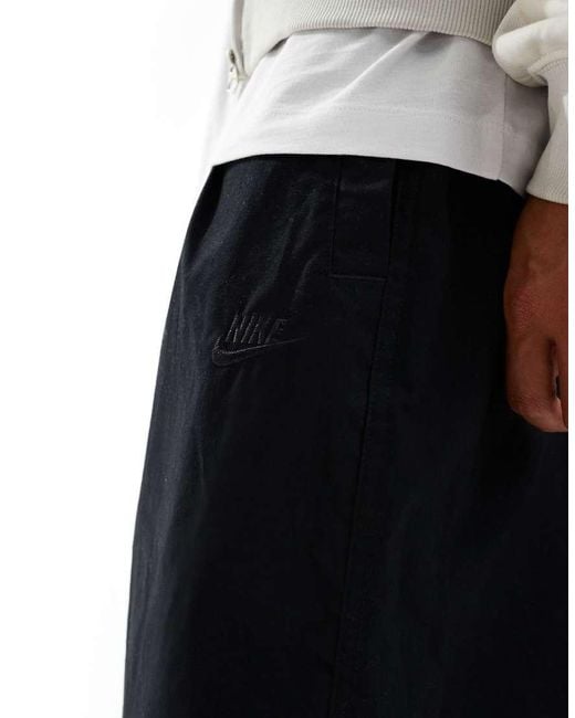 Nike White Club Woven Balloon Trousers for men