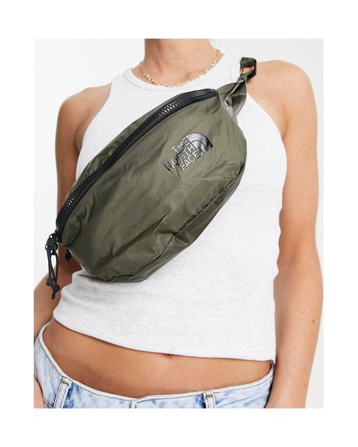 The North Face Green Flyweight Lumbar Bum Bag