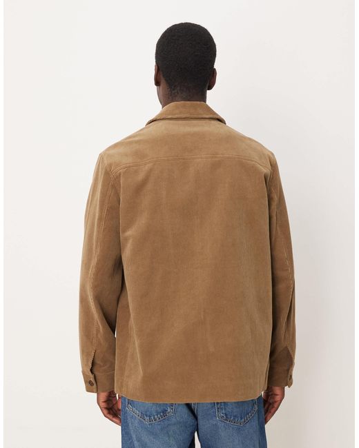 ARKET Natural Cord Shacket With Flap Pockets for men
