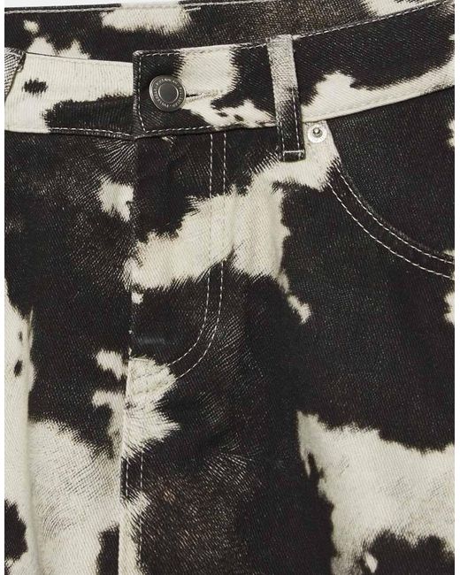 Pull&Bear Multicolor Cow Print Skort