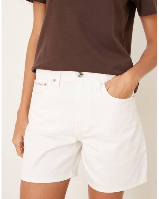 Calvin Klein Natural Signature 90s Denim Shorts