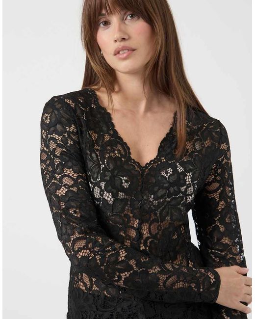 Y.A.S Black Long Sleeved Top