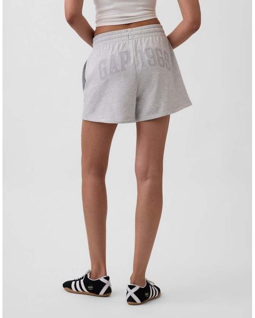 Gap White Logo jogger Shorts