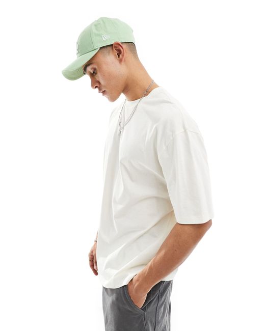 ASOS Natural Oversized T-shirt for men