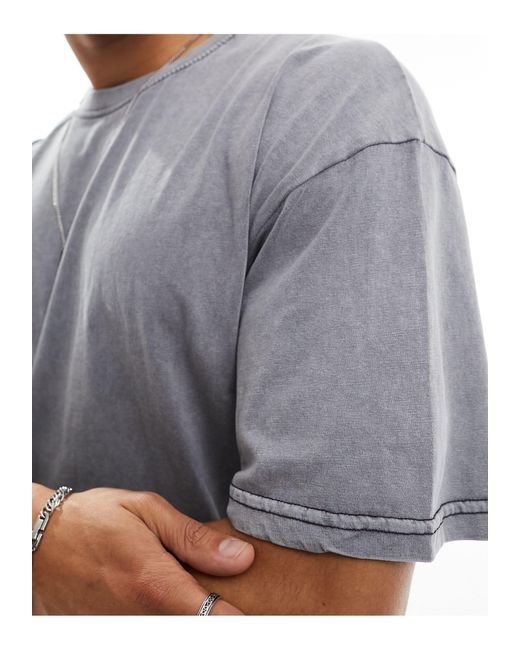 New Look – oversize-t-shirt in Gray für Herren
