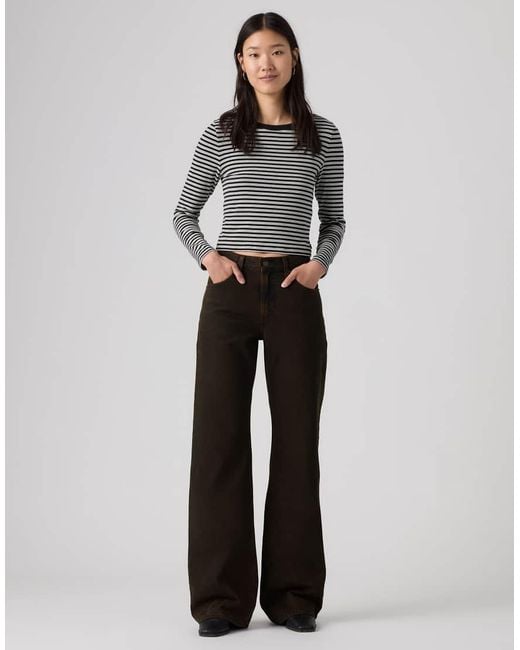 Levi's Gray Loose Boot Jeans