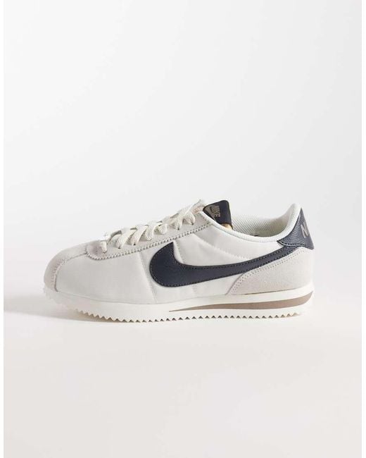 Nike Natural Cortez Suede Trainers