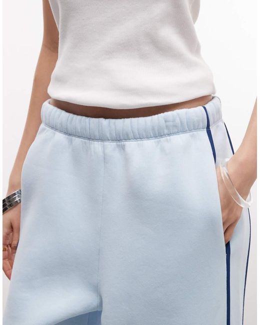 Collusion White baggy Wide Leg joggers