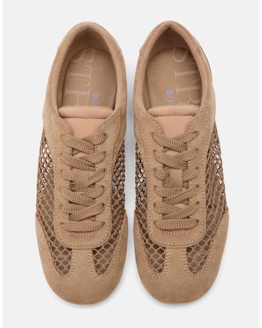 Stradivarius Brown – perforierte sneaker