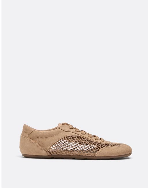 Stradivarius Brown – perforierte sneaker