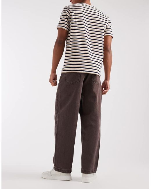 ASOS Brown Loose Jeans for men