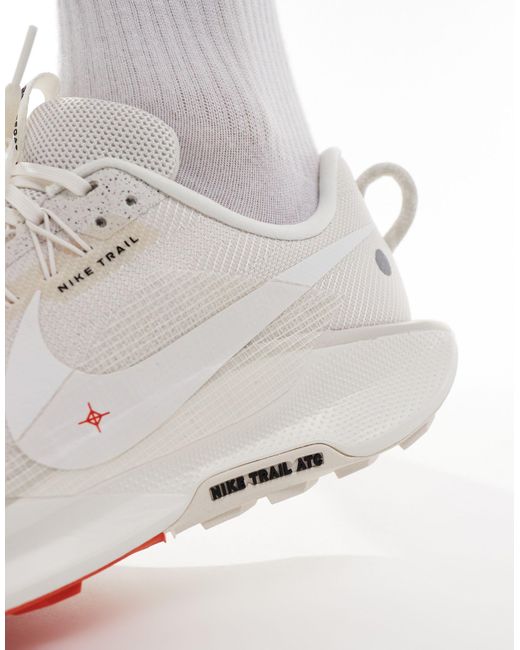 Nike White Reactx Pegasus Trail 5 Trainers for men