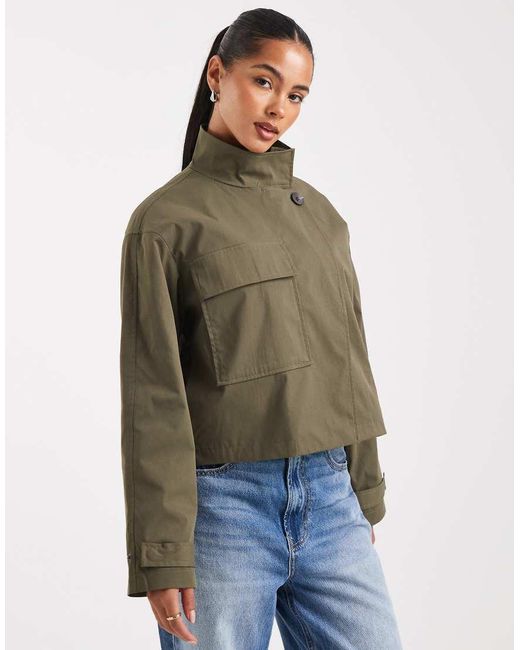 ONLY Green Asymetric Short Trench