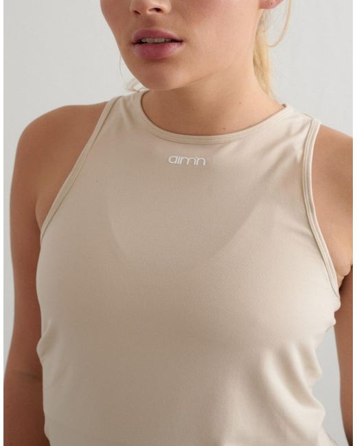 Aim'n Natural Café Au Lait Soft Basic Singlet