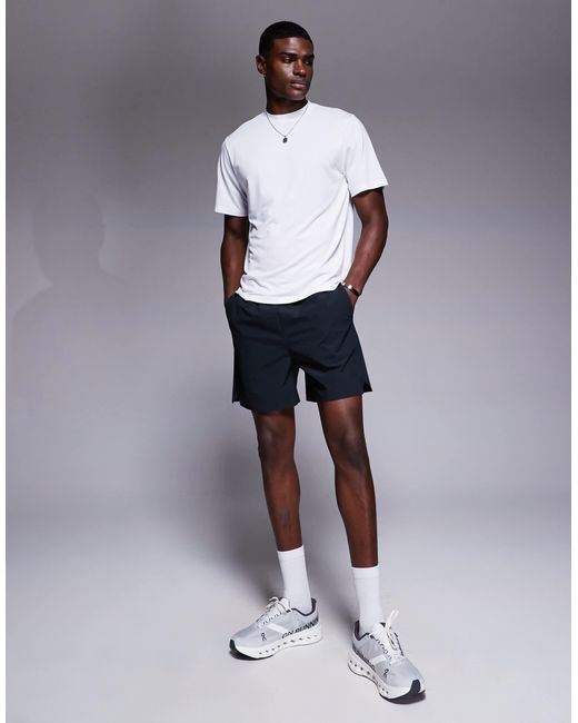 4505 White Quick Dry Performance Jersey Back Graphic Oversized Running T-shirt for men