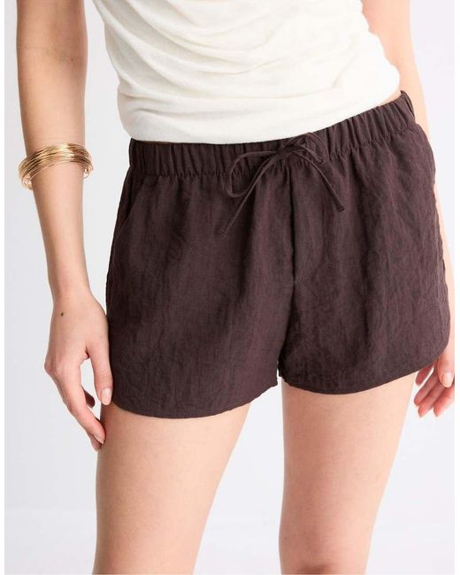 Stradivarius Brown Rustic Shorts