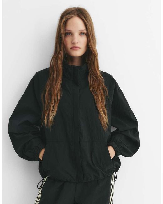 Pull&Bear Black Lightweight Stwd Jacket