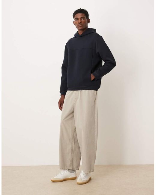 ASOS Blue Heavyweight Relaxed Hoodie for men
