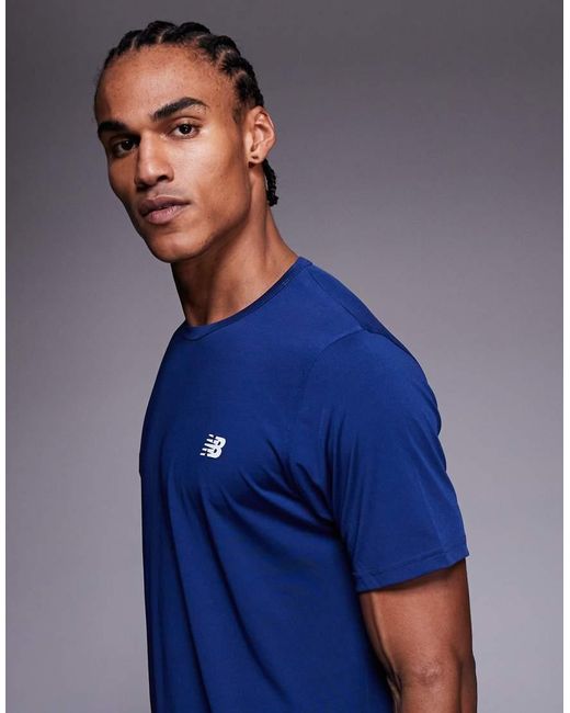 New Balance Blue Sport Essentials Utility T-shirt for men